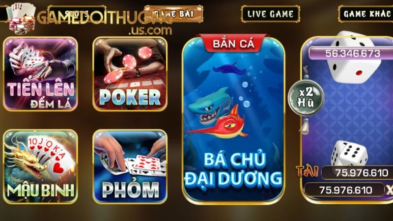 Kho game siêu đa dạng, mỗi ngày là một trải nghiệm mới